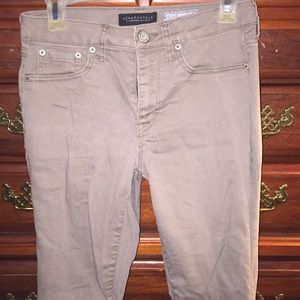khaki aeropostale jeans